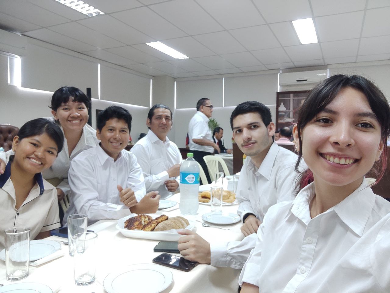 Team at the UAGRM recognition ceremony