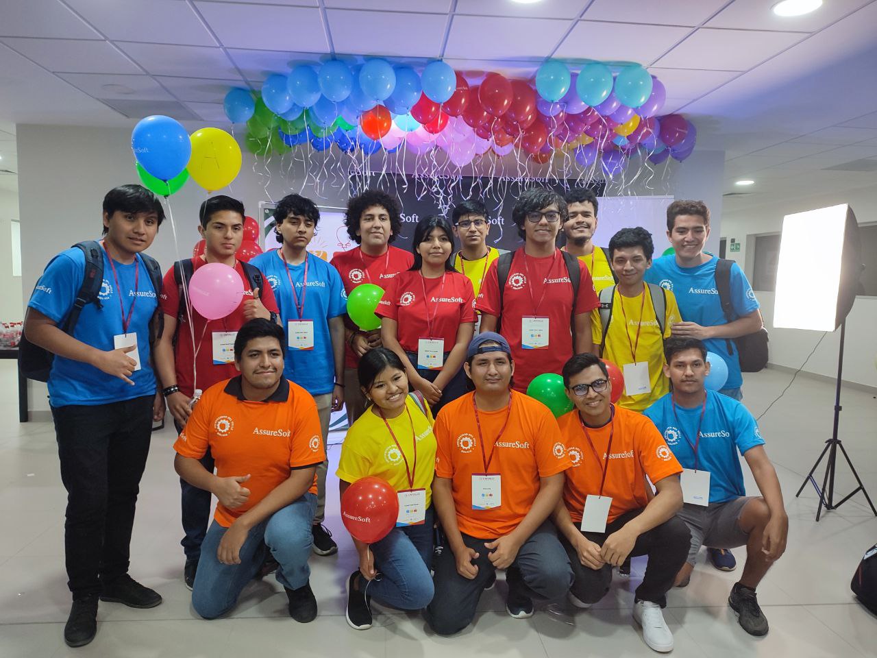 Group photo of all UAGRM competitors at the ACM-ICPC regional event
